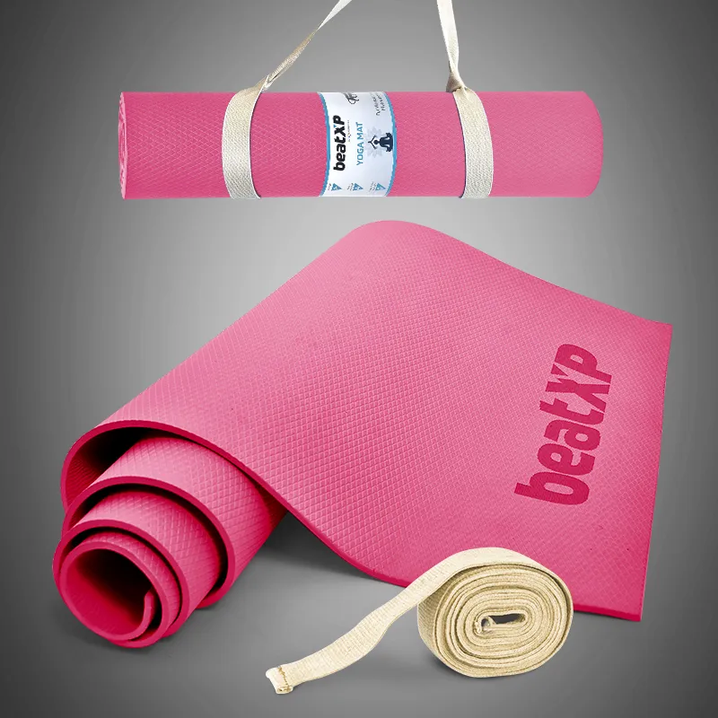 Yoga Mat for Gym Workout and Yoga Exercise with 4mm Thickness